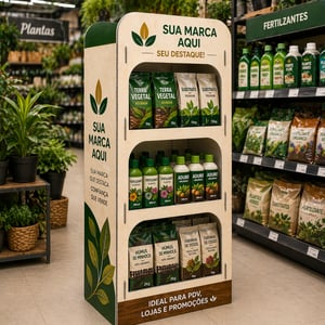 Display Balcão de Chão Polionda 3mm