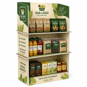 Display Balcão de Chão Polionda 3mm