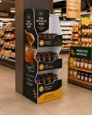 Display Balcão de Chão Polionda 3mm