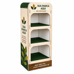 Display Balcão de Chão Polionda 3mm