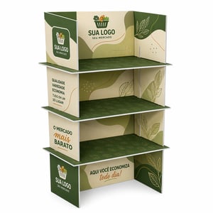 Display Balcão de Chão Polionda 3mm