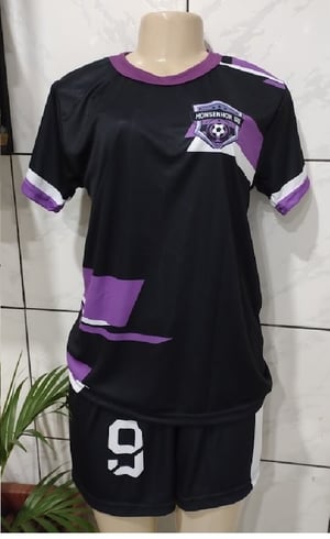 UNIFORME de Futebol Calção + Camisa Sublimação Total Tecido Poliéster cacharrel sport Estampa completa (Frente-Costas e Mangas) Colorido Sublimação Total  