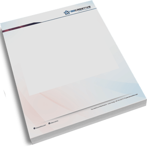 Papel Timbrado (1 mil unidade) Sulfite 90g 21x29,7 cm cores 4.0   