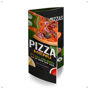 Folders 20X30cm papel couchê 150g com uma ou duas dobra (1 mil unidade) papel couchê 150g 20x30cm 4x4  corte reto 