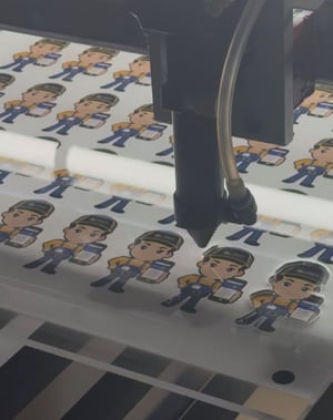 Chaveiro em Acrilico Impressão UV e Recorte laser com Argola