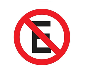 Adesivo Refletivo - R-6A - Proibido Estacionar Adesivo Prismático Grau Engenharia 45x45cm 4x0 Laminado  