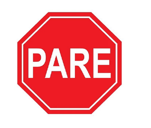 Adesivo Refletiva - R1 - Parada Obrigatória Adesivo Prismático Grau Engenharia 61x61cm 4x0 Laminado  