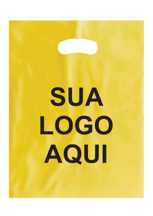 SACOLA PLÁSTICA P (20X30CM) PERSONALIZADA