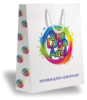 SACOLAS  DE PAPEL PERSONALIZADAS