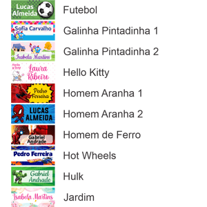 Kit 160 Etiquetas Escolares Personalizadas | À Prova d’Água | Vinil Premium