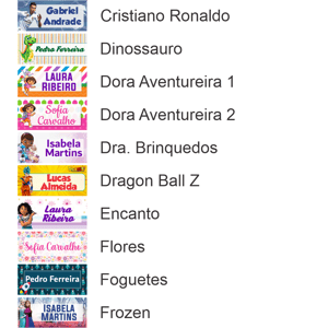 Kit 160 Etiquetas Escolares Personalizadas | À Prova d’Água | Vinil Premium