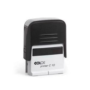 Carimbo Colop Printer 10 Plástico Rígido Área da Borracha 27mm x 10mm    Automático