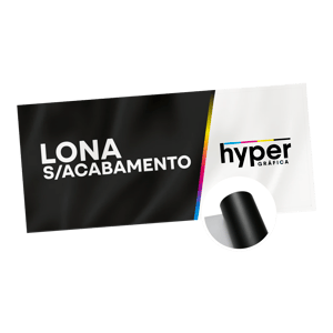 Lona | Sem Acabamento Lona 440g Personalizado 4x0  Corte Reto 