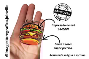 Chaveiro Acrilico Formato Especial