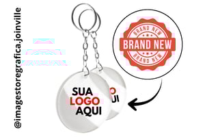 Chaveiro Acrilico Redondo Acrilico Transparente 3mm  4x0 Adesivo Vinil Impresso Corte reto Material Montavel