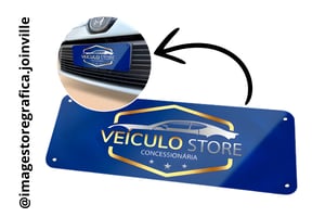 Tampa Placa Carro