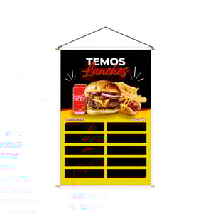 Banner - Lanches