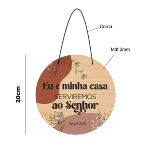 Placa Decorativa Para Porta