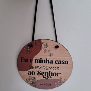 Placa Decorativa Para Porta