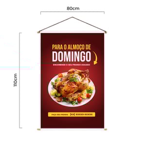 Banner Arte Pronta - Frango Assado