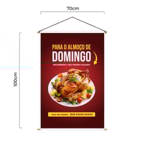 Banner Arte Pronta - Frango Assado