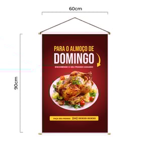Banner Arte Pronta - Frango Assado