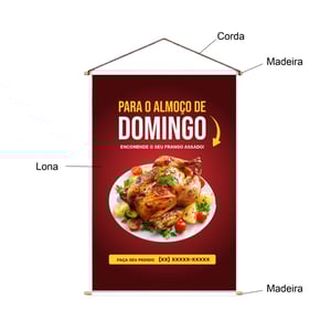 Banner Arte Pronta - Frango Assado