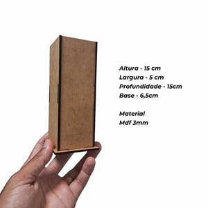 Kit Vaso Solitário MDF