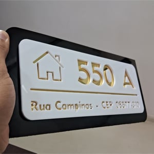 Placa Para Residência - ACM
