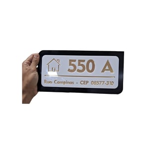 Placa Para Residência - ACM