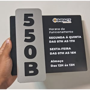 Placa Para Residência - ACM