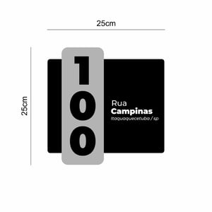 Placa Para Residência - ACM