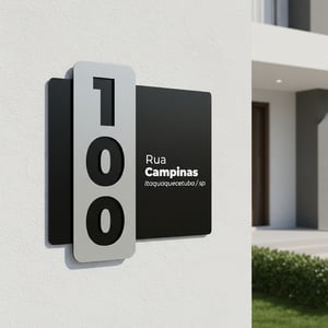 Placa Para Residência - ACM