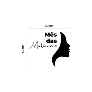 Adesivo Para Vitrine - Mês das Mulheres