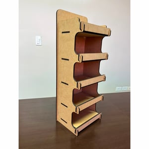 Expositor De Balcão Em Mdf 6mm 5 Prateleiras