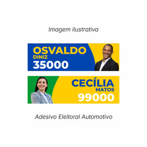 Adesivo Automotivo Parachoque Propaganda Eleitoral