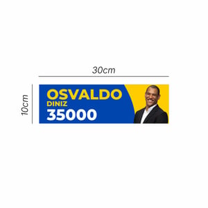 Adesivo Automotivo Parachoque Propaganda Eleitoral