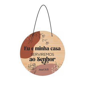 Placa Decorativa Para Porta Mdf 3mm Adesivado 20x20cm 4x0 Laminação Recorte a Laser 