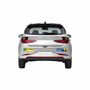 Adesivo Automotivo Parachoque Propaganda Eleitoral Adesivo Vinil 30x10cm 4x0  Corte Reto 
