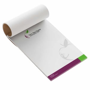 Receituário Sulfite 70g 15x20cm 4x0 Sem verniz Corte Reto 