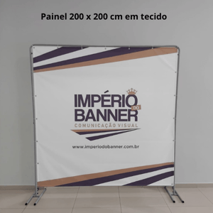 PAINEL EM TECIDO AJUSTÁVEL ATÉ 5,30 X 3 M (530 x 300 CM)