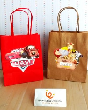Adesivos para Sacolas Personalizadas