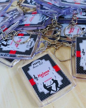 Chaveiro Acrílico 3x4 Personalizado