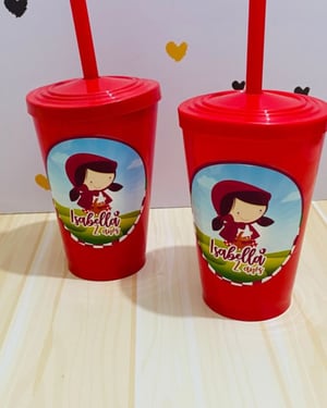 Adesivo de Vinil para copos - 8x8cm