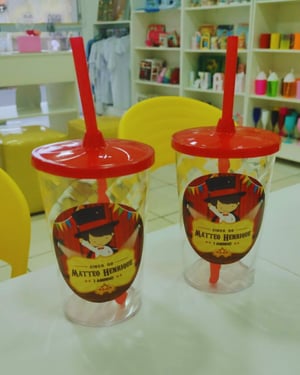 Adesivo de Vinil para copos - 8x8cm