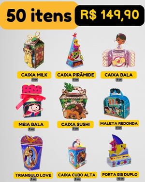 Kit Peg e Monte - Personalizados