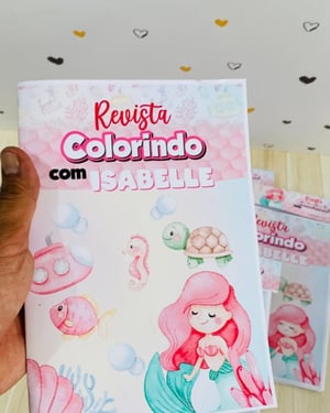 Revista Colorir Personalizada - Tam. 15x21