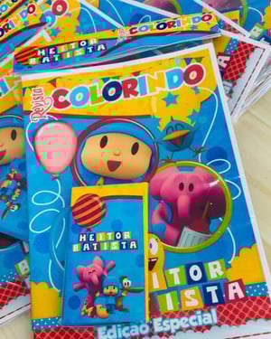 Revista Colorir Personalizada - Tam. 15x21
