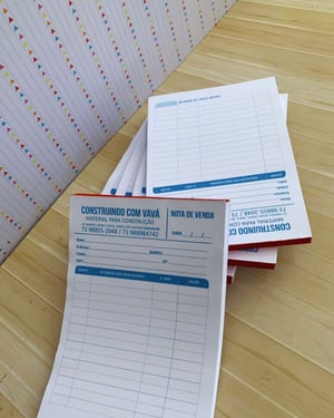 Bloco / Comanda Personalizada - Colorido