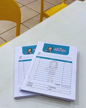 Bloco / Comanda Personalizada - Colorido